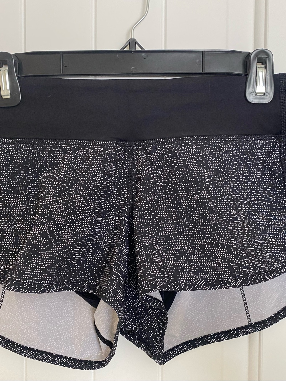 lululemon athletica Black Speckle Athletic Shorts